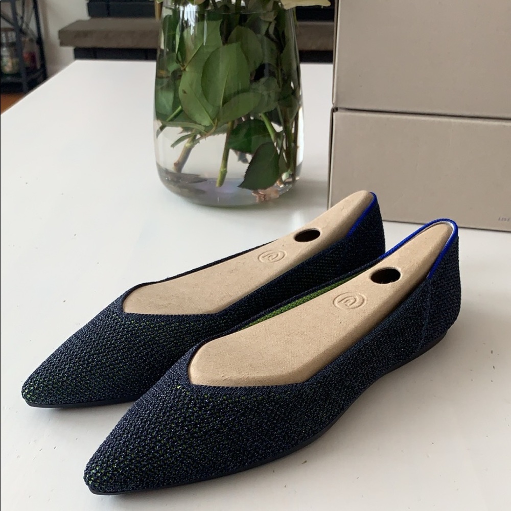 Rothy’s size 9 Metallic Lattice Points